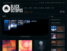Tablet Screenshot of blackoctopus-sound.com